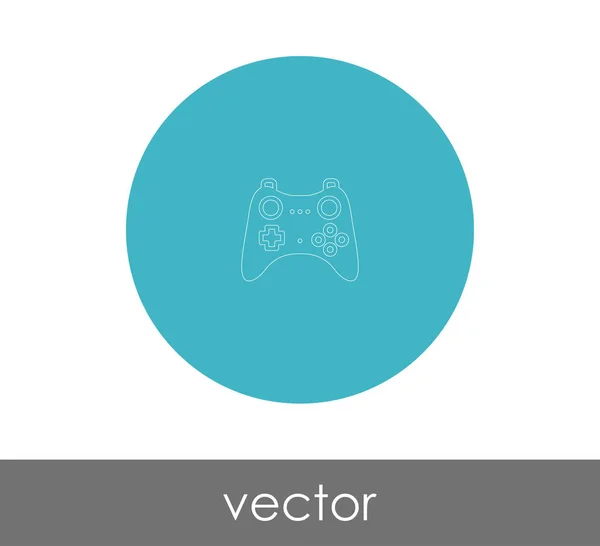 Joystick Symbol Logo Vektorillustration — Stockvektor