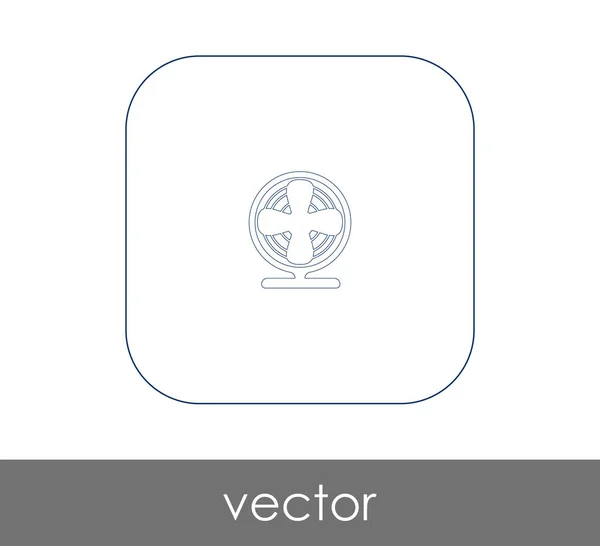 Ícone web ventilador — Vetor de Stock