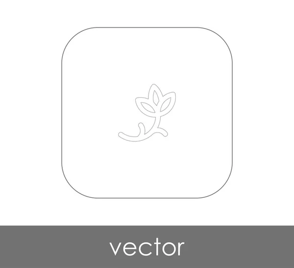 Icono web flor — Vector de stock