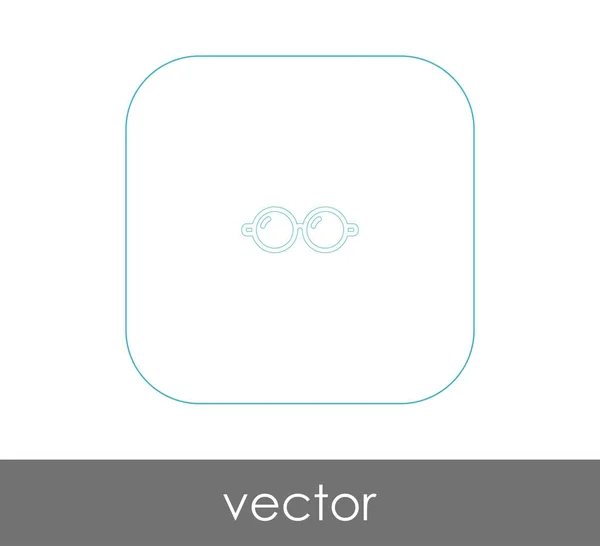 Gafas Icono Web Ilustración Vectorial — Vector de stock