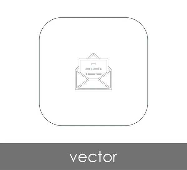Ikonę Koperty Logo Ilustracji Wektorowych — Wektor stockowy