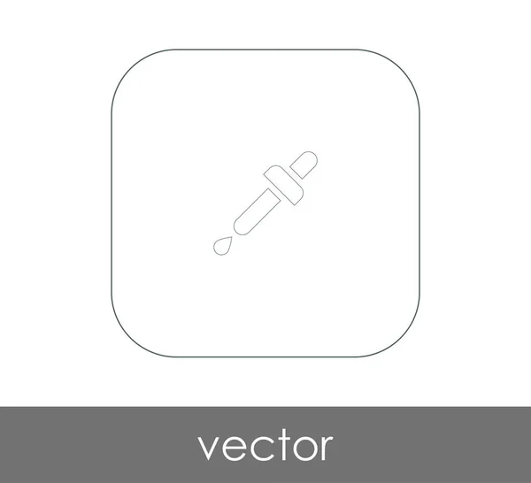 Icône Web Pipette Illustration Vectorielle — Image vectorielle