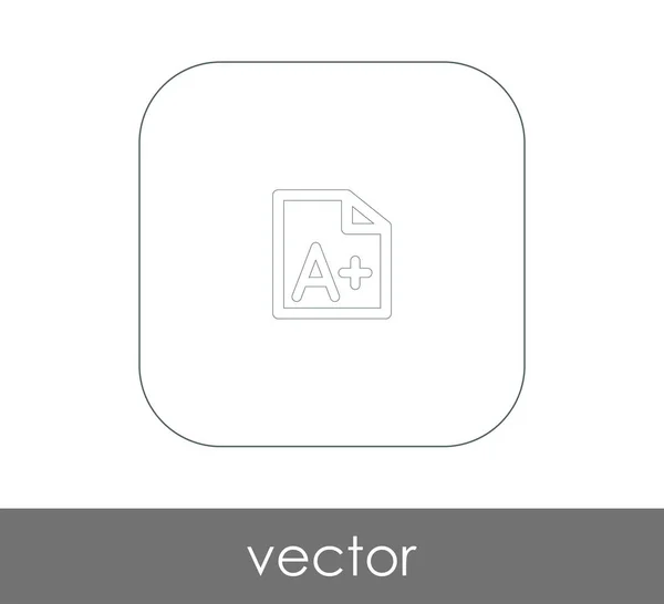 O pictogramă plus grad — Vector de stoc