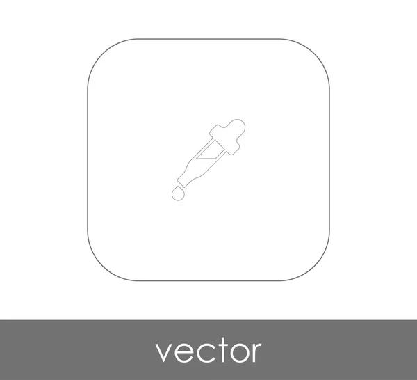 Піпетка Веб Значок Векторні Ілюстрації — стоковий вектор
