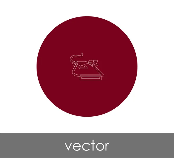 Железный Иконка Векторной Иллюстрации Логотип — стоковый вектор
