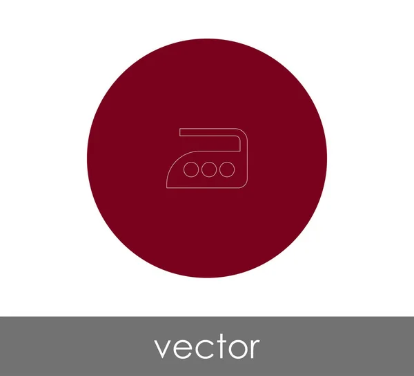 Eisen Symbol Vektor Illustration Logo — Stockvektor