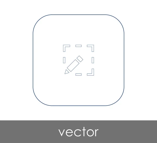 Editar icono de concepto — Vector de stock