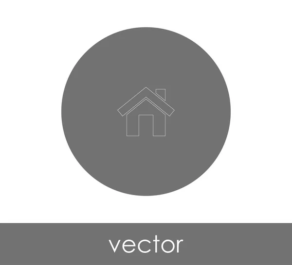 Domů Ikony Logo Vektorové Ilustrace — Stockový vektor