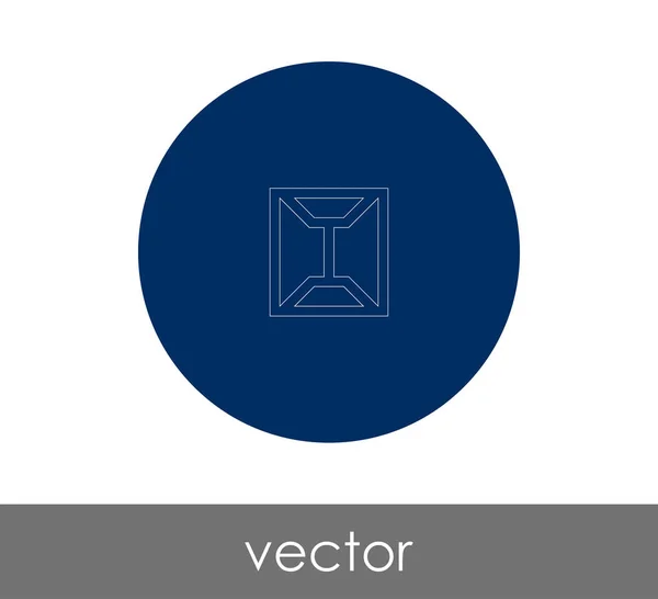 Εικονίδιο Φακέλου Διακοσμητικό Λογότυπο Εικονογράφηση Διάνυσμα — Διανυσματικό Αρχείο
