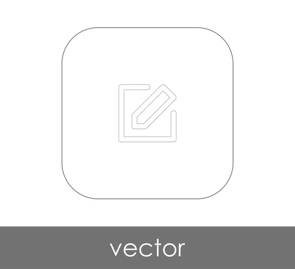 Editar icono de concepto — Vector de stock