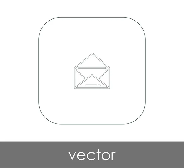 Umschlagsymbol Logo Vektorillustration — Stockvektor