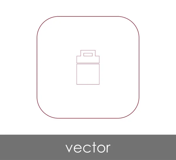 Garbage bin icon — Stock Vector