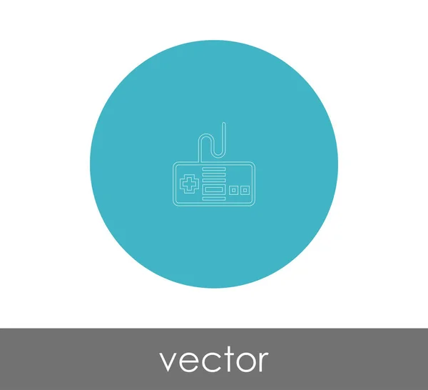 Joystick Symbol Logo Vektorillustration — Stockvektor