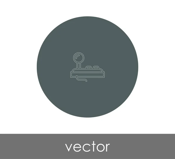 Joystick Icona Vettoriale Illustrazione Logo — Vettoriale Stock