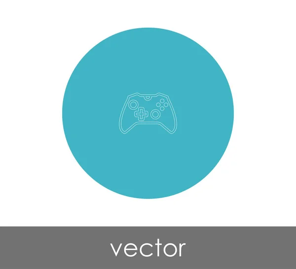 Ícone Joystick Logotipo Ilustração Vetorial — Vetor de Stock