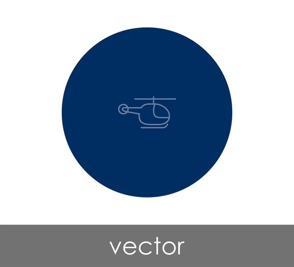 Helikopter-Websymbol — Stockvektor