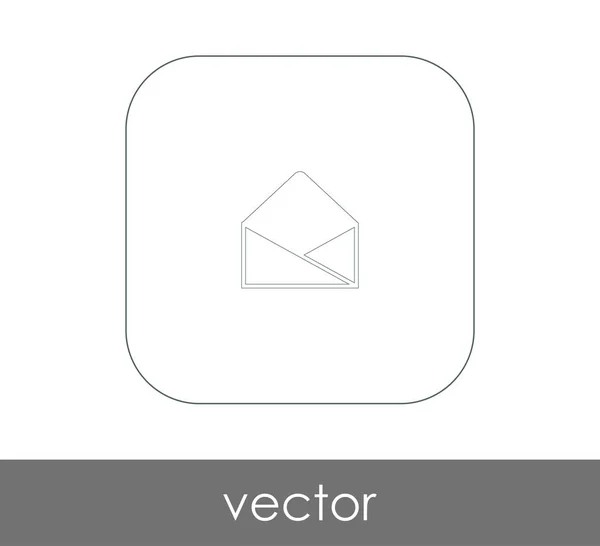 Envelope Icon Logo Vector Illustration — Stock Vector