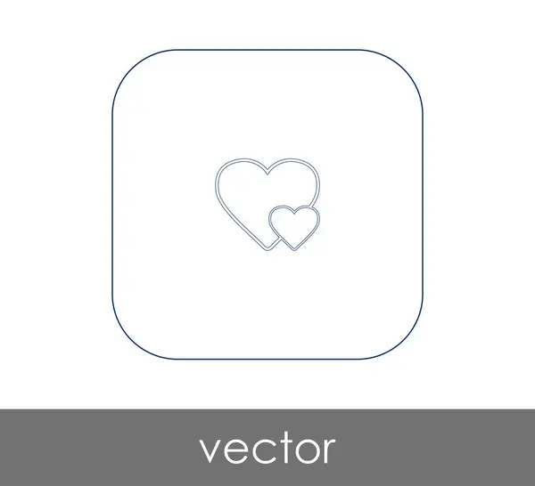 Herz-Symbol — Stockvektor