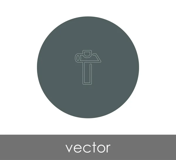 Hammer flat icon — Stock Vector