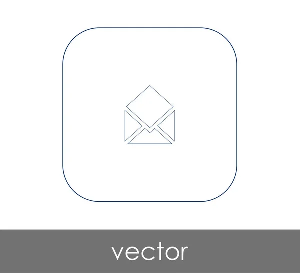 Umschlagsymbol Logo Vektorillustration — Stockvektor