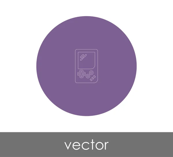 Joystick Icono Logotipo Vector Ilustración — Vector de stock