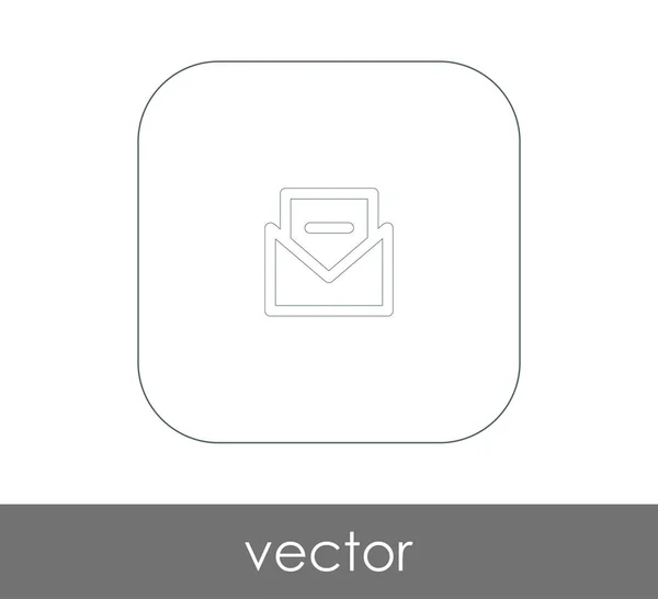 Umschlagsymbol Logo Vektorillustration — Stockvektor