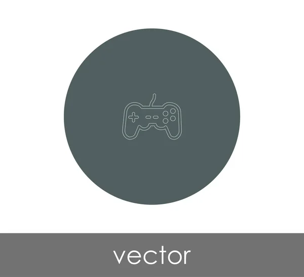 Joystick Symbol Logo Vektorillustration — Stockvektor