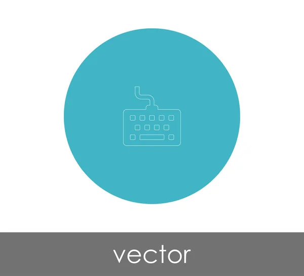 Icono del teclado — Vector de stock