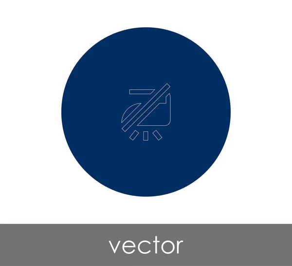 Залізна Іконка Векторна Ілюстрація Логотип — стоковий вектор