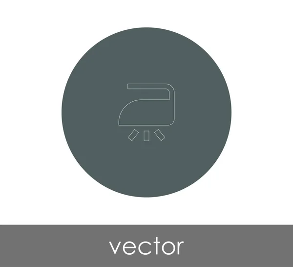 Ferro Ícone Vetor Ilustração Logótipo — Vetor de Stock