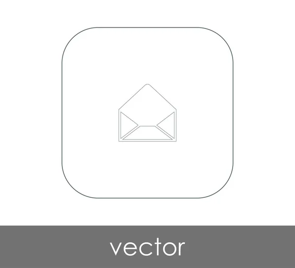 Ícone Envelope Logotipo Ilustração Vetorial — Vetor de Stock