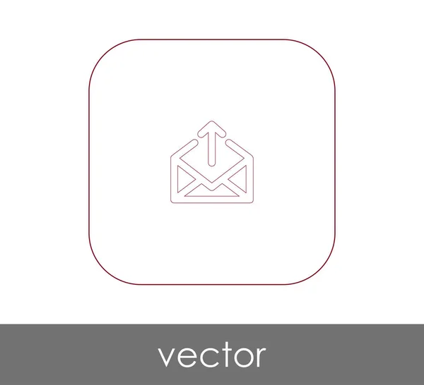 Enviar icono de correo electrónico — Vector de stock