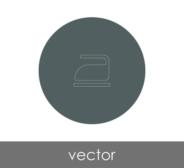 Ferro Ícone Vetor Ilustração Logótipo — Vetor de Stock