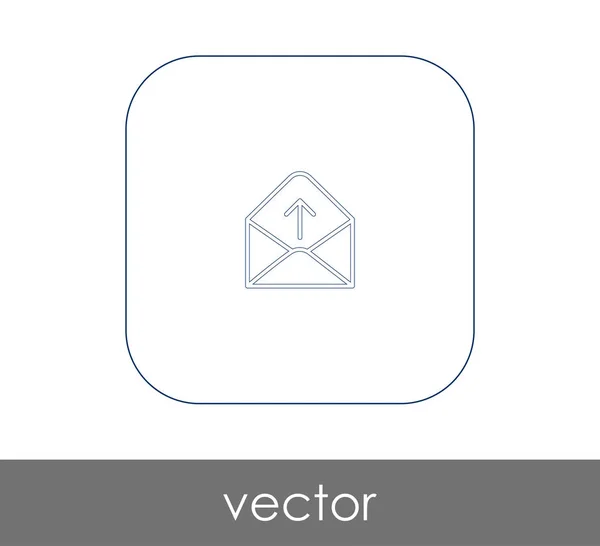 Значок конверта — стоковый вектор