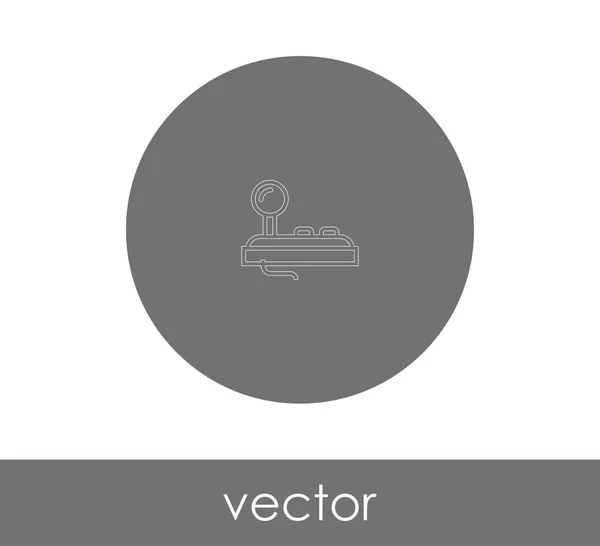 Joystick Ícone Vetor Ilustração Logotipo — Vetor de Stock