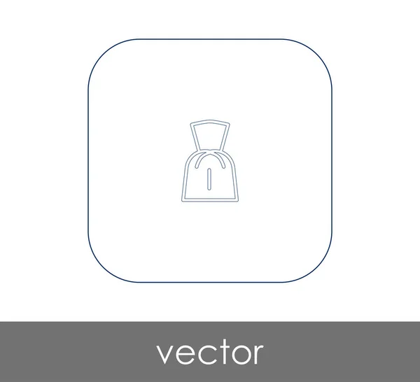 Kleid flach Symbol — Stockvektor