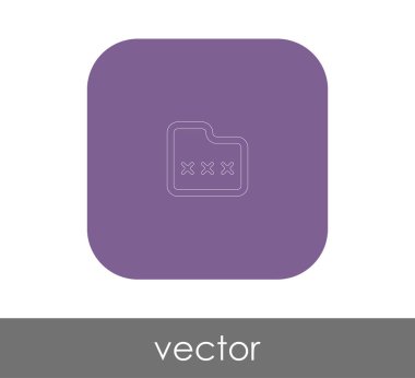 vektör çizim tasarım Klasör simgesinin