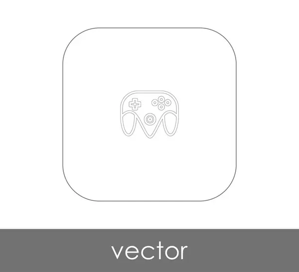 Ícone Joystick Logotipo Ilustração Vetorial — Vetor de Stock