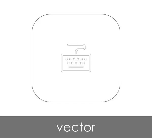 Ícone de teclado — Vetor de Stock