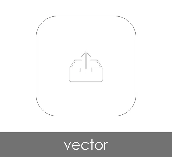 Hent Web Ikon Vektor Illustration – Stock-vektor