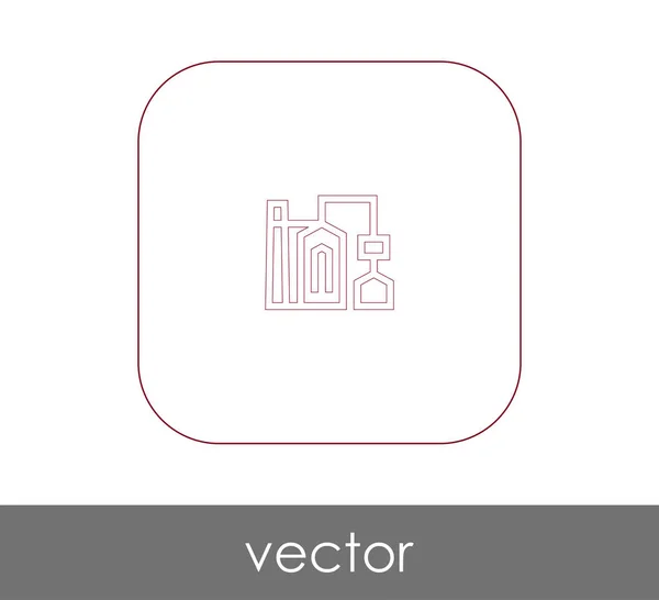 Icono de fábrica — Vector de stock