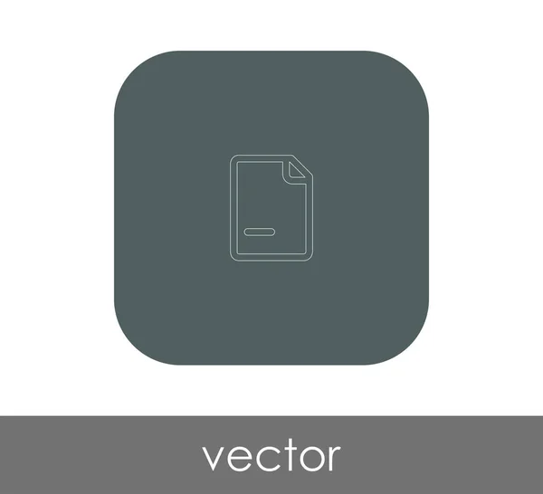 Document icon — Stock Vector