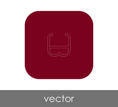 web tasarım ve uygulamaları, vektör çizim için gözlük simgesi