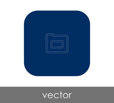 vektör çizim tasarım Klasör simgesinin