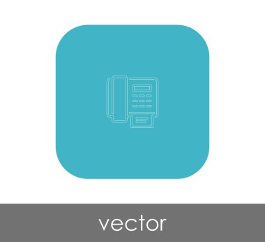 Faks makinesi simgesi