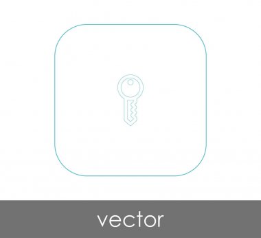 Vektör çizim tasarım anahtar simgesi
