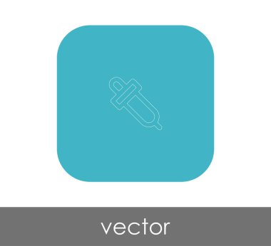 Damlalık işareti simgesi, vektör çizim