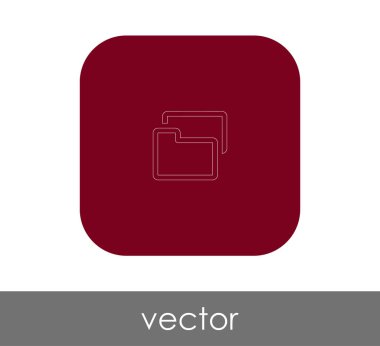 vektör çizim tasarım Klasör simgesinin