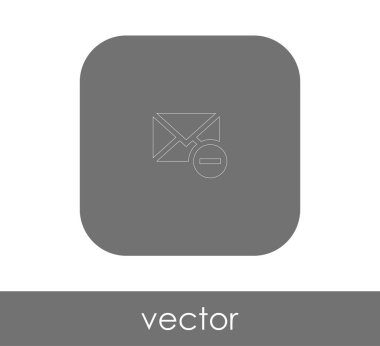 zarf simgesi, logo, vektör çizim 