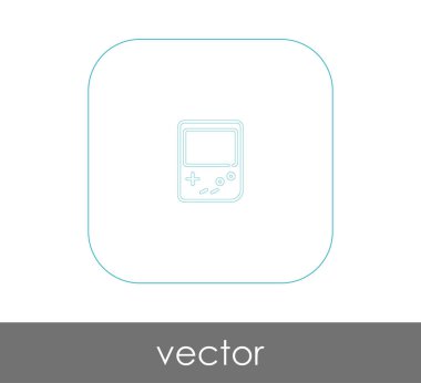 oyun çubuğu simgesi, logo, vektör çizim 